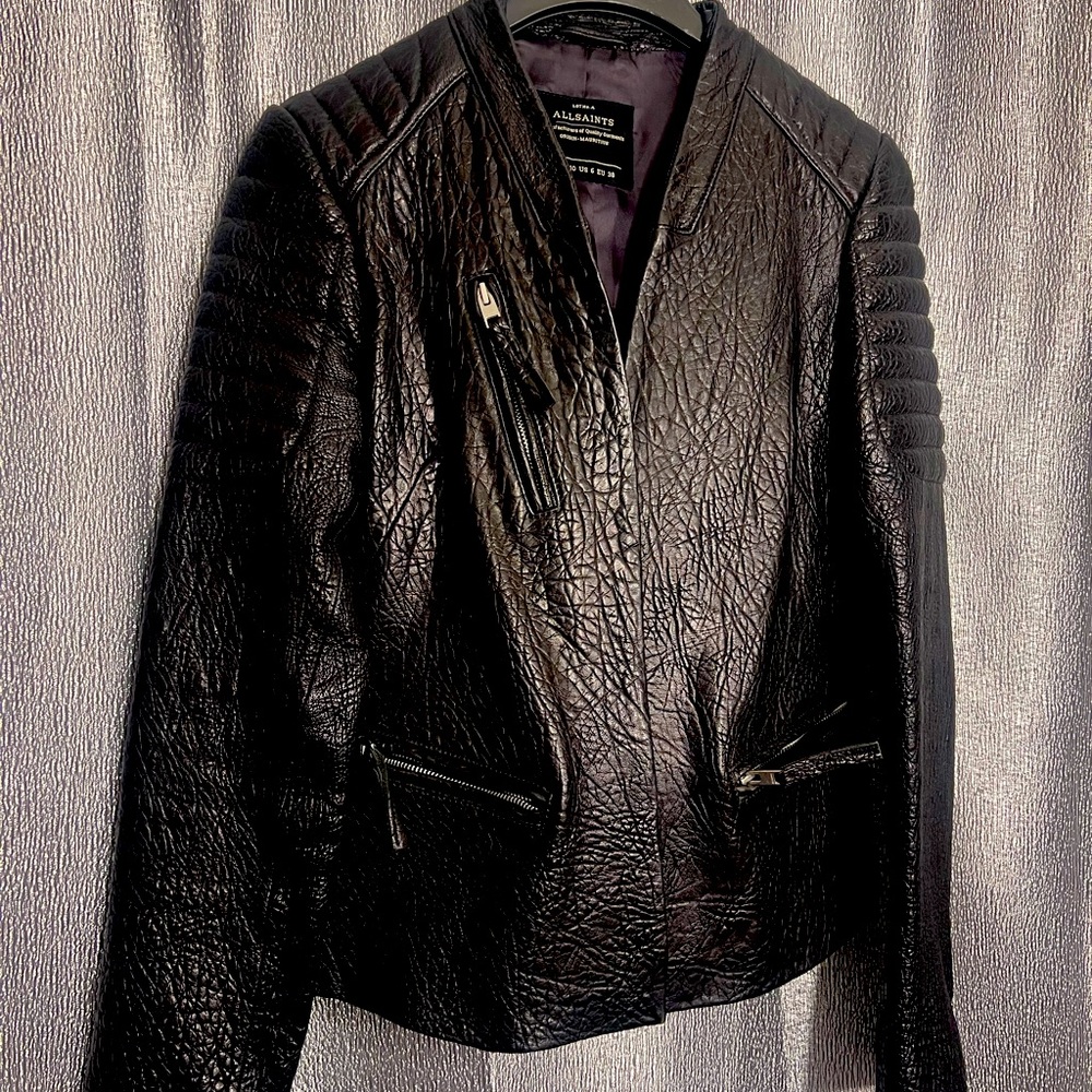 ALL SAINTS LEATHER JACKET 💯